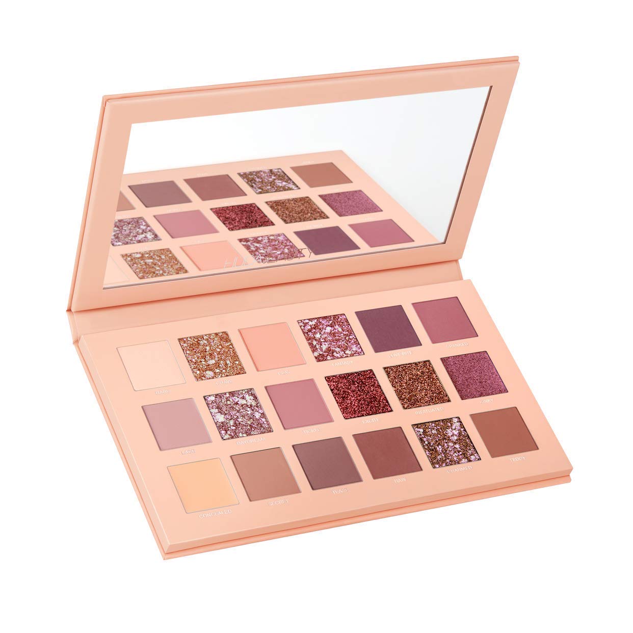 Nude Edition Eyeshadow Palette with Mirror (18 Multicolor Shimmery Matte Eyeshadows) - (Pack of 1)