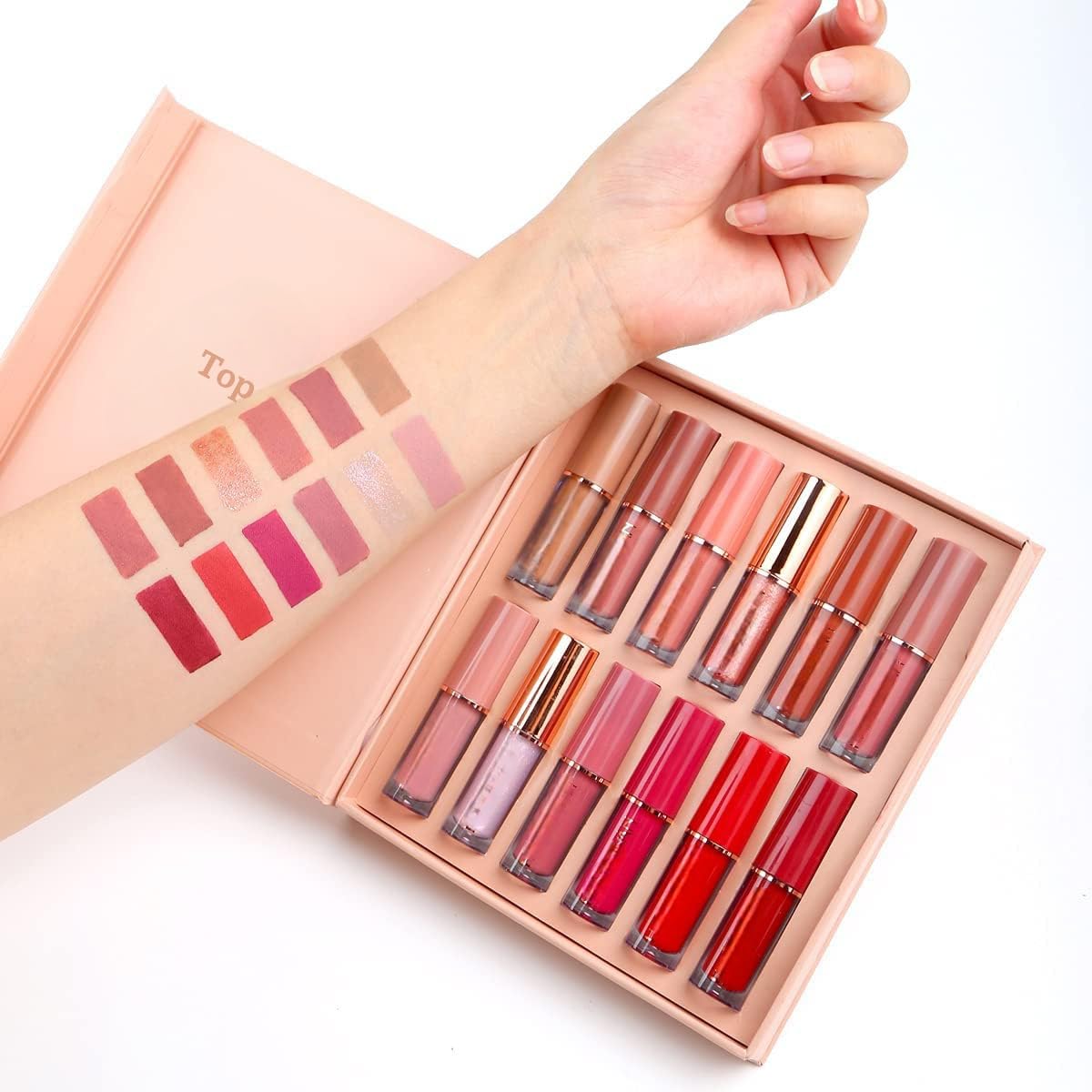 Lipstick Set of 12 Matte Velvet Lipstick Set for Women - Long Lasting Combo